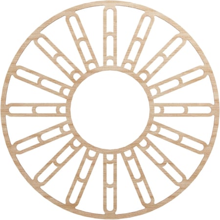 Ekena Millwork Hale Wood Fretwork Pierced Ceiling Medallion, Alder, 36"OD x 13 1/8"ID x 3/8"T CMWP36X36X0375HHAL